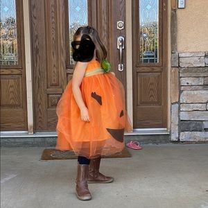 Pottery barn Light up Pumpkin dress